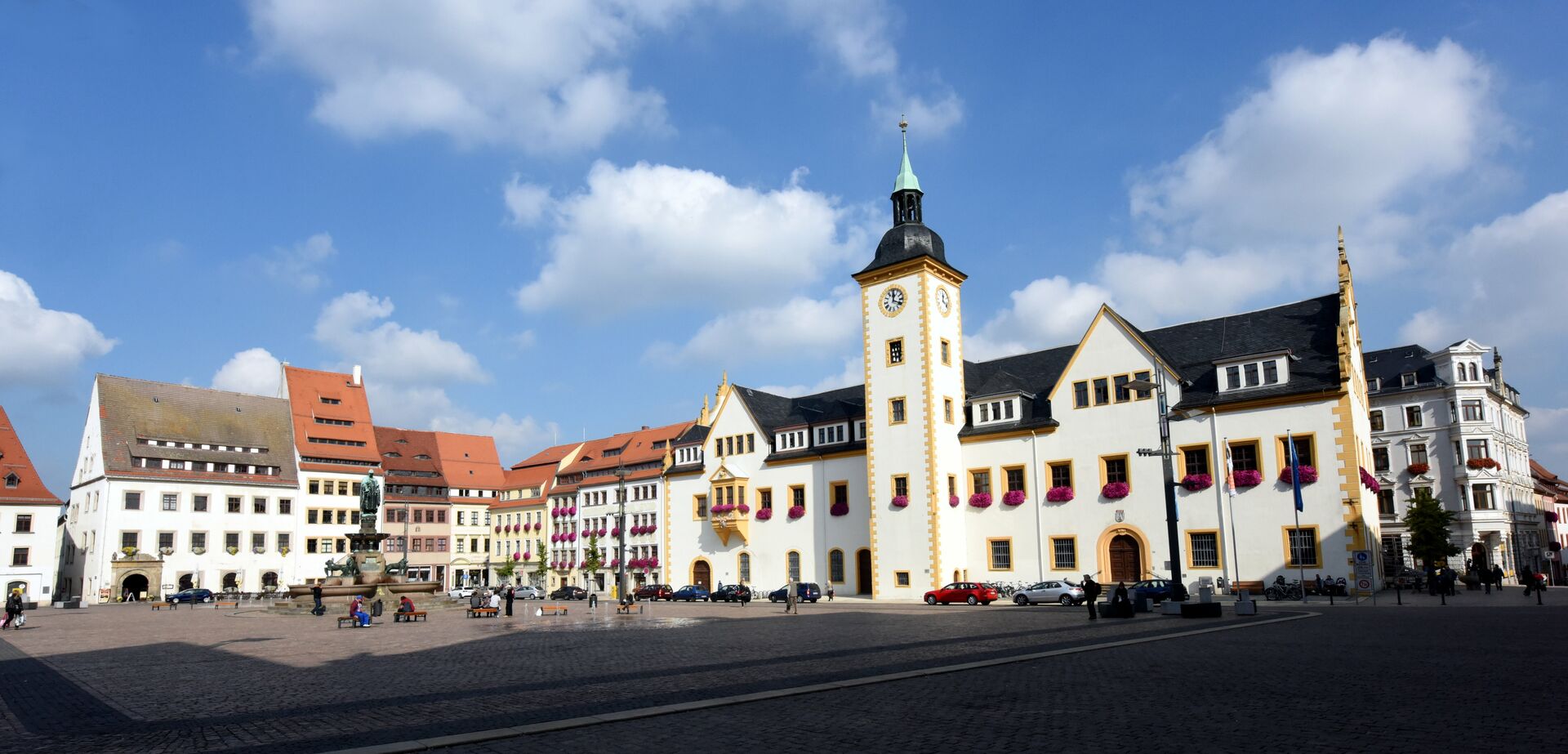 Stadtansicht Freiberg in Sachsen