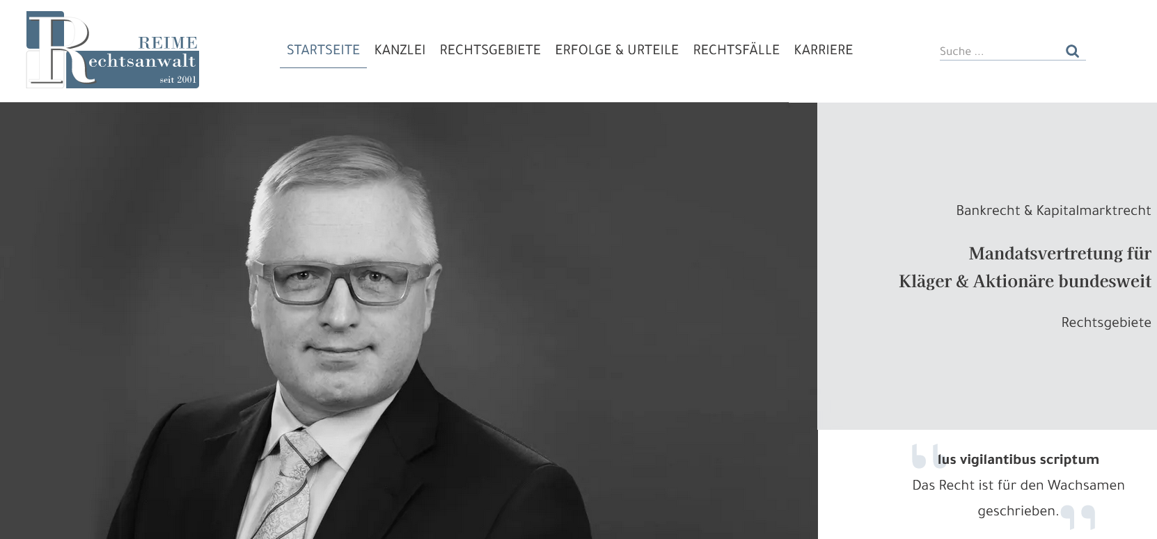 Webdesign Bautzen - Referenz Anwaltskanzlei