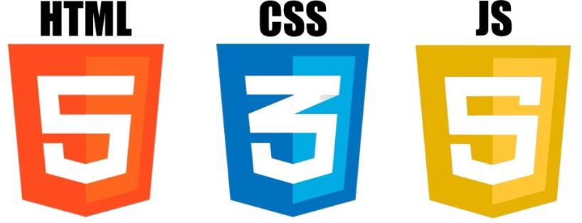 HTML CSS und Javascript als Logo