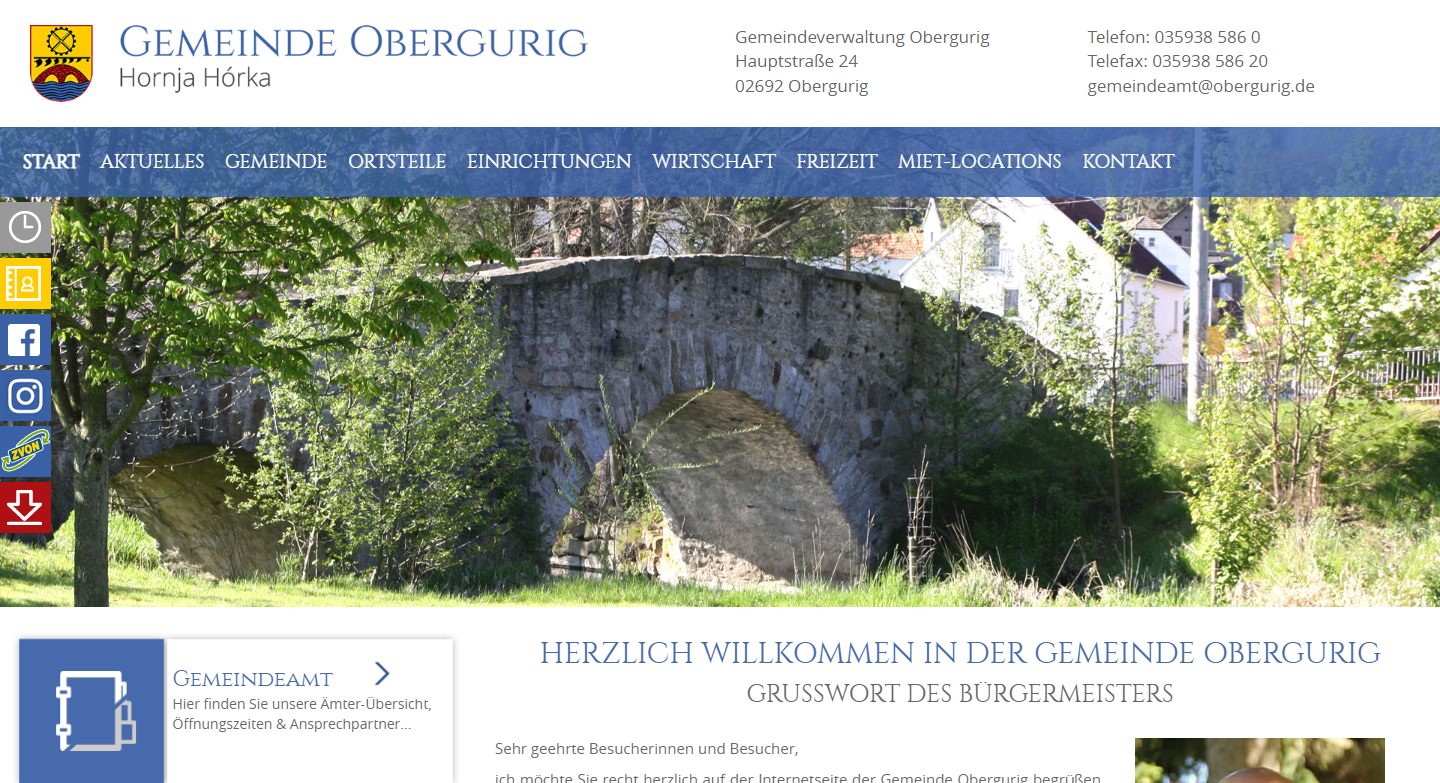 Notebook-Ansicht obergurig.de