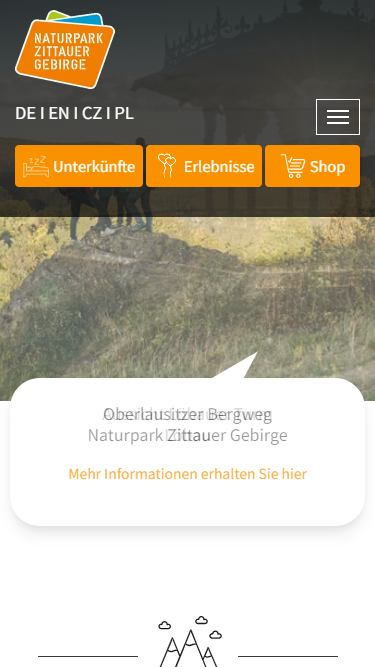 Smartphone-Ansicht zittauer-gebirge.com