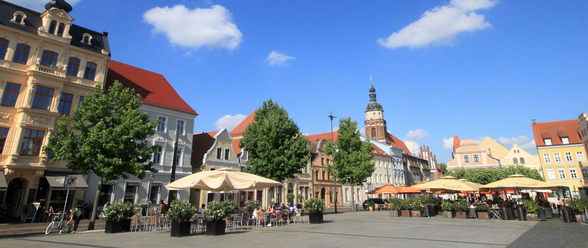 Foto vom Markt in Cottbus